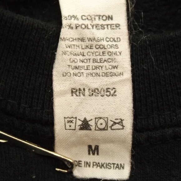 LOGIC Sweatshirt, M, Black, NO PRESSURE, Blue/Orange, Suspended man, 2 Sided - Picture 11 of 11